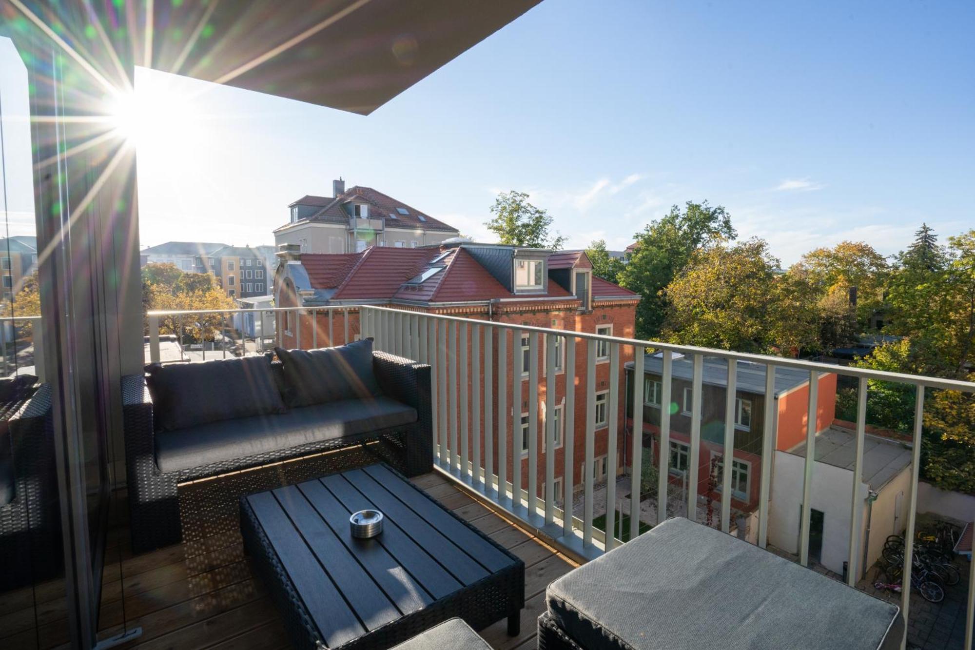 Supreme City Dream Mit Terrasse Und Parkplatz - 110M² 德累斯顿 外观 照片